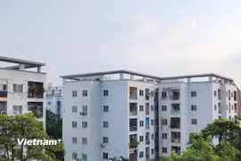 Một dự án nhà ở xã hội tại phường Việt Hưng, thành phố Hà Nội. (Ảnh: Việt Hùng/Vietnam+)