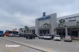 Một trạm dừng nghỉ trên Dự án thành phần thuộc cao tốc Bắc-Nam phía Đông được đưa vào khai thác. (Ảnh: Việt Hùng/Vietnam+)