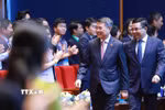 Thủ tướng Lê Minh Hưng dự Lễ công bố sản phẩm đạt Thương hiệu quốc gia Việt Nam lần thứ 10 - năm 2026. (Ảnh: Dương Giang/TTXVN)