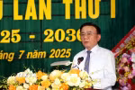 Đồng chí Trần Cẩm Tú, Ủy viên Bộ Chính trị, Thường trực Ban Bí thư phát biểu tại Đại hội. (Ảnh: Công Tường/TTXVN)