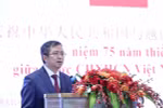 Đại sứ Việt Nam tại Trung Quốc Phạm Thanh Bình phát biểu tại Lễ kỷ niệm. (Ảnh: Công Tuyên/TTXVN)