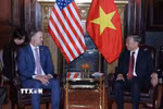 Tổng Bí thư, Chủ tịch nước Tô Lâm tiếp Đại sứ Jamieson Greer, Đại diện Thương mại Hoa Kỳ (USTR). (Ảnh: Thống Nhất/TTXVN)