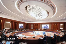 Toàn cảnh Hội nghị Ngoại trưởng BRICS tại New Delhi, Ấn Độ. (Ảnh: ANI/TTXVN)