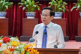 Bí thư Thành ủy Cần Thơ Đỗ Thanh Bình. (Ảnh: Thanh Liêm/TTXVN)