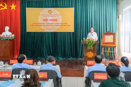 Thanh tra thành phố Cần Thơ tổ chức Hội nghị sơ kết công tác thanh tra, tiếp công dân, giải quyết khiếu nại, tố cáo và phòng, chống tham nhũng, lãng phí, tiêu cực 6 tháng đầu năm; triển khai nhiệm vụ 6 tháng cuối năm 2026. (Ảnh: Thanh Liêm/TTXVN)
