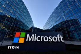 Trụ sở Tập đoàn Microsoft tại Issy-Les-Moulineaux, Pháp. (Ảnh: AFP/TTXVN)