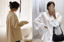Áo sơmi phom rộng - phong cách thời trang đầy cá tính và phóng khoáng