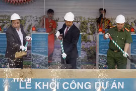 Sáng 19/12/2025, tỉnh Gia Lai tổ chức Lễ khởi công Dự án điểm số 2 (2-2) Khu du lịch biển Nhơn Lý-Cát Tiến thuộc Khu kinh tế Nhơn Hội, xã Ngô Mây. (Ảnh: Đình Quân/TTXVN)