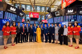 Chủ tịch Sovico, Vietjet Nguyễn Thị Phương Thảo thăm NYSE và dự lễ rung chuông của Ngoại trưởng Mỹ Marco Rubio sáng 21/9.