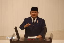 Tổng thống Indonesia Prabowo Subianto. (Ảnh: THX/TTXVN)
