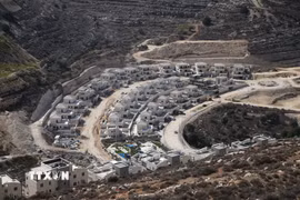 Quang cảnh khu định cư của Israel ở Givat Zeev, Khu Bờ Tây. (Ảnh: THX/TTXVN)