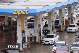 Một trạm xăng ở Ankara, Thổ Nhĩ Kỳ. (Ảnh: THX/TTXVN)