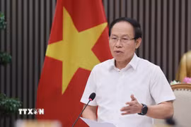 Phó Thủ tướng Lê Tiến Châu phát biểu chỉ đạo. (Ảnh: Lâm Khánh/TTXVN)
