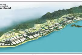 Phối cảnh Khu đô thị Đông Bắc cảng Cái Rồng.