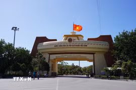 Vụ việc được phát hiện tại Cửa khẩu Quốc tế Lao Bảo. (Ảnh: Thanh Thủy/TTXVN)