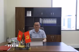 Tiến sỹ Đỗ Nguyên Hưng, Tổng Thư ký Hội Tự động hóa Việt Nam (thành viên Liên hiệp các Hội Khoa học và Kỹ thuật Việt Nam. (Ảnh: Diệu Thúy/TTXVN)