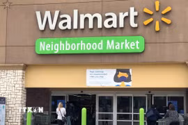 Một cửa hàng Walmart ở Mỹ. (Ảnh: THX/TTXVN)