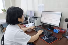 Đà Nẵng đang đẩy mạnh xây dựng bệnh án điện tử. (Ảnh: Mỹ Hà/TTXVN)