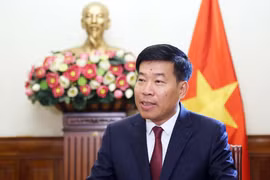 Thứ trưởng Bộ Ngoại giao Nguyễn Mạnh Cường. (Ảnh: An Đăng/TTXVN)