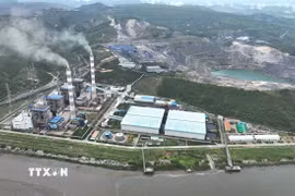 Nhà máy nhiệt điện Quảng Ninh (Tập đoàn Điện lực Việt Nam), phường Cao Xanh, tỉnh Quảng Ninh, (Ảnh: Vũ Sinh/TTXVN)