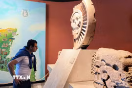 Khách tham quan Bảo tàng Nhân chủng học Quốc gia Mexico (Museo Nacional de Antropología). (Ảnh minh họa. Phi Hùng/TTXVN)