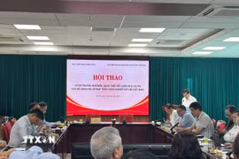 Quang cảnh hội thảo. (Ảnh: Diệu Thúy/TTXVN)