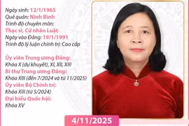 Bí thư Đảng ủy Mặt trận Tổ quốc, các đoàn thể TW Bùi Thị Minh Hoài