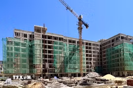 Một dự án nhà ở tại Quảng Trị. (Ảnh: Nguyên Linh/TTXVN)