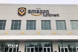 Trung tâm dịch vụ của Amazon tại Washington, DC, Mỹ. (Ảnh: Kyodo/TTXVN)