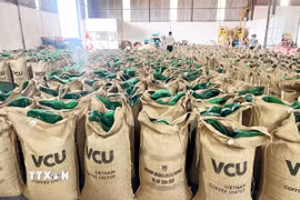 Càphê là mặt hàng có kim ngạch xuất khẩu lớn nhất của Việt Nam sang Nga. (Ảnh: Hoài Nam/TTXVN)