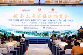 Quang cảnh Hội nghị. (Ảnh: Cổng Thông tin điện tử tỉnh Thái Nguyên)