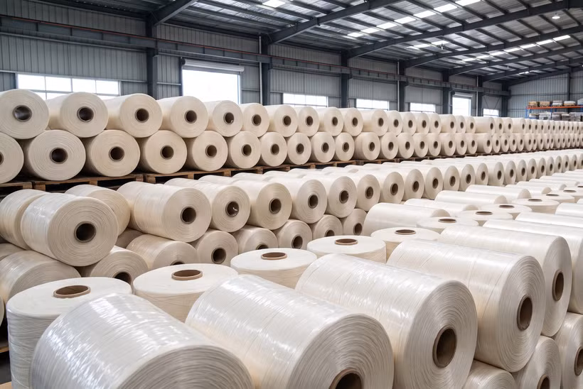 Biện pháp chống bán phá giá với sản phẩm sợi dài làm từ polyester nhập khẩu từ Ấn Độ, Indonesia, Malaysia và Trung Quốc được gia hạn thêm 05 năm, từ ngày 16/10/2026 đến ngày 15/10/2031. (Ảnh: AI)