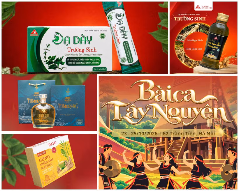 Chương trình “Sức sống hàng Việt” số 15 có chủ đề “Bài ca Tây Nguyên." (Ảnh: Cục Quản lý và Phát triển thị trường trong nước)