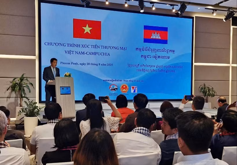 Doanh nghiệp Việt Nam và Campuchia sẽ có cơ hội gặp gỡ, chia sẻ kinh nghiệm và tìm kiếm cơ hội hợp tác mới. (Ảnh: CTV/Vietnam+)