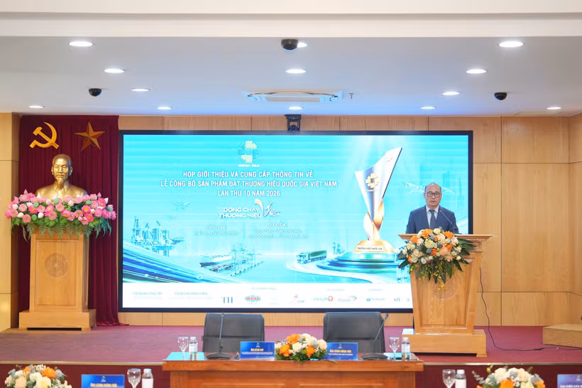 Thứ trưởng Bộ Công Thương Lương Hoàng Thái phát biểu tại buổi họp. (Ảnh: Bộ Công Thương)