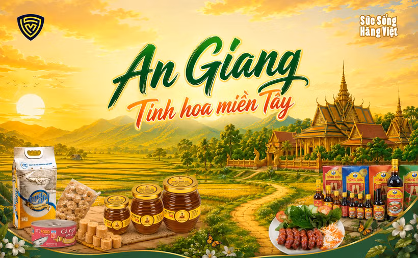 Tại chương trình, người tiêu dùng Thủ đô có cơ hội trải nghiệm, mua sắm nhiều sản phẩm đặc trưng của An Giang. (Ảnh: Cục Quản lý và Phát triển thị trường trong nước)
