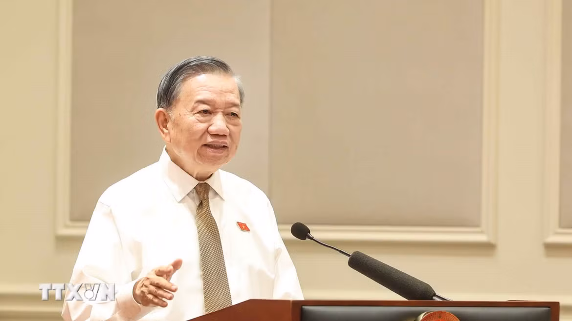 Tổng Bí thư, Chủ tịch nước Tô Lâm phát biểu. (Ảnh: Thống Nhất/TTXVN)