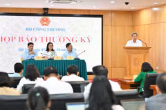 Họp báo thường kỳ quý 3/2026 của Bộ Công Thương tổ chức chiều ngày 7/10. (Ảnh: Nguyễn Nam/BCT)