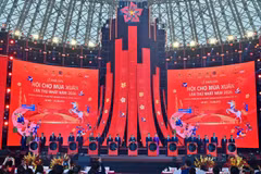 Hội chợ Mùa Xuân lần thứ nhất năm 2026 đã chính thức khai mạc. (Ảnh: PV/Vietnam+)