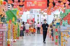 Bộ Công Thương yêu cầu Sở Công Thương các tỉnh, thành phố bảo đảm cân đối cung cầu, bình ổn thị trường cuối năm 2026 và dịp Tết Nguyên đán Đinh Mùi 2027. (Ảnh: Thanh Liêm/TTXVN)
