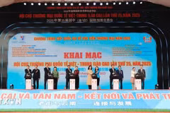 Hội chợ Thương mại quốc tế Việt-Trung năm 2025. (Ảnh: TTXVN)