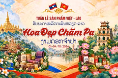 Tuần lễ mở cửa từ ngày 1-4/10/2026, phục vụ người dân và du khách tại Hà Nội tham quan, tìm hiểu và mua sắm các sản phẩm Việt Nam, Lào. (Ảnh: Cục Quản lý và Phát triển thị trường trong nước)