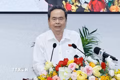 Chủ tịch Quốc hội Trần Thanh Mẫn phát biểu. (Ảnh: Doãn Tấn/TTXVN)