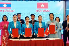 Ký kết Biên bản ghi nhớ hợp tác giữa Hội LHPN tỉnh Điện Biên với Hội LHPN 3 tỉnh Bắc Lào, giai đoạn 2026 - 2031.