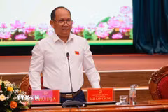 Chủ tịch HĐND Rah Lan Chung. (Ảnh: Sỹ Thắng/TTXVN)