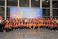 Đoàn Thể thao Việt Nam lên đường chinh phục đấu trường ASIAD 20. (Nguồn: BCP)