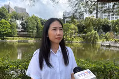 Tiến sỹ Nguyễn Thị Khánh, nghiên cứu sinh sau Tiến sĩ tại Đại học Trung Văn Hong Kong (CUHK). (Ảnh: Thành Nam/TTXVN)