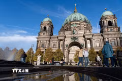 Nhà thờ chính tòa Berlin, Đức, ngày 22/10/2026. (Ảnh: THX/TTXVN phát)