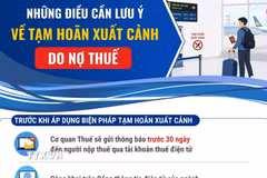 Những điều cần lưu ý về tạm hoãn xuất cảnh do nợ thuế 
