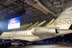 Bombardier Global 6500. (Nguồn: AP)